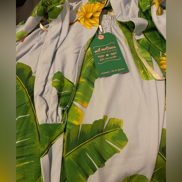 Farm Rio Fresh Banana Halter Dress - Picture 6 of 7